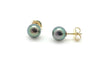 Tahitian Cultured Pearl Studs 8.5-9mm - Assorted Colors