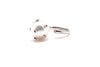 South Sea Cultured Pearl & Diamond Cuff Ring