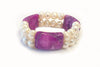 Freshwater Cultured Pearl & Gemstone Bracelets