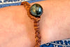Large Tahitian Cultured Pearl Leather Bracelets