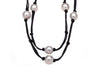 Freshwater Cultured Pearl Leather Necklace