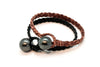 Large Tahitian Cultured Pearl Leather Bracelets